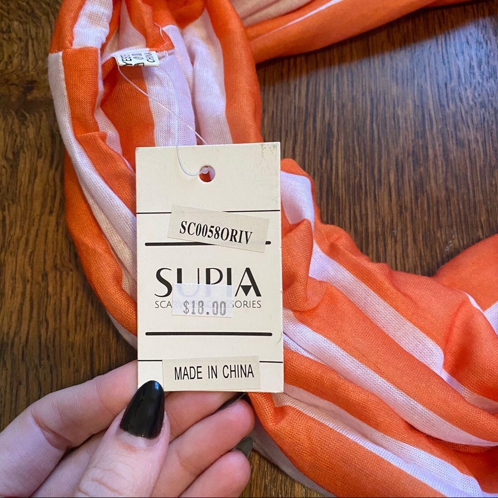Striped Infinity Scarf - Picture 2 of 5